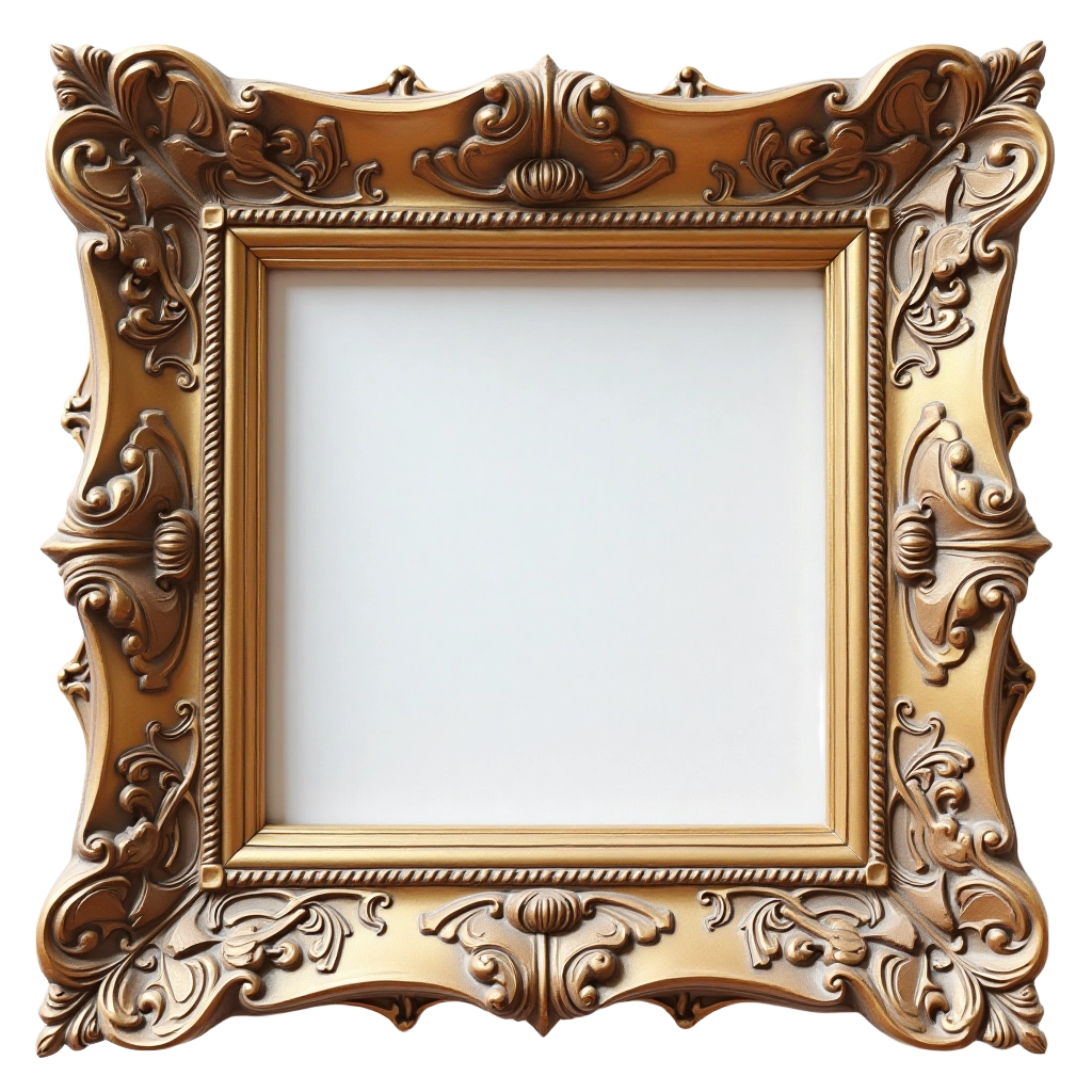 Ornate Gold Picture Frame